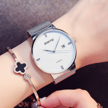 New Lady Fashion Watch Women Elegant Thin Rose Gold Bracelet Mesh Band Wristwatch Quartz Clock Relogio Feminino Montre Femme 46