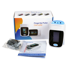Digital finger oximeter, OLED pulse oximeter display pulsioximetro SPO2 PR oximetro de dedo,oximeter a finger with carrying case