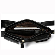 WESTAL Genuine Leather Waist Packs Fanny Pack Belt Bag Phone Pouch Bags Travel Waist Pack Male Small Waist Bag Leather Pouc
