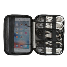 BAGSMART Electronic Travel Accessories Nylon For SD Card USB Cable Kindle iPad Charger Portable Accessories Bag