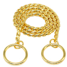 Snake Chain Dog Training Collar Pet Show Collar Heavy Duty Metal Chain P Choke Collars Strong Chrome Gold Black 3mm 4mm 5mm