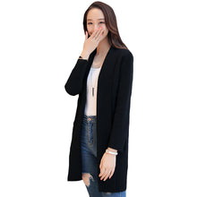 AISHGWBSJ 2017 New Spring Autumn Knitted Sweater Cardigan Women winter Jacket Loose Big yards joker Long Sweaters coat QYX146