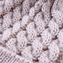 2PCS set Family Hat Infant Winter Knit Crochet Caps Faux Fur Beanie Hat Mother Daughter Son Baby Boy Girl skullies ski Cap