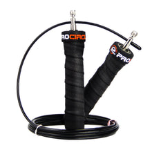 Procircle Crossfit New design Jump Rope for Strength Training adjustable Cable Wire Speed Skipping Rope Super Quality Black