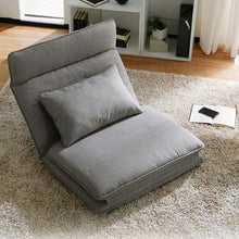 Modern Foldable Reclining Floor Sofa Bed Living Room Furniture Fabric Upholstery Recliner Lounger Sofa Chair Daybed Sleeper