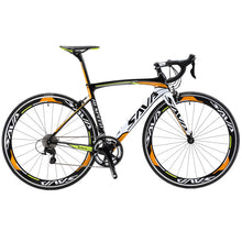 SAVA 700C Road Bike Carbon Fiber Frame / Fork / Seatpost Cycling Bicycle 20 Speed SHIMANO TIAGRA 4700 Group Set Bicicleta