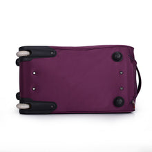 Wheel Luggage Metal Trolley Bags Women's Travel Bag Hand Trolley Bag Travel Suitcase Board Chassis
