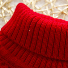 Boys Girls Turtleneck with Beard Label Solid Baby Kids Sweaters Soft Warm Sueter Infantil Autumn Winter Children's Sweater Coats