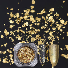 BORN PRETTY Mirror Glitter Silver Gold Nail Flakes Bling Nail Sequins Shinning Nail Art Glitter Powder Paillette Decoration 0.2g