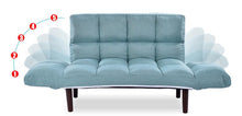 Modern Armchair Sofa Bed 5 Angle Adjustable Reclining Back and Arm Living Room Furniture Home Small Double Sofa Chair Recliner