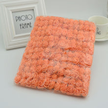 144pcs artificial MINI foam roses flowers for home Wedding Decora diy needlework bride wreath gift box fake Flower Bouquet