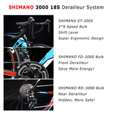 SAVA 700C Carbon Fiber Road Bike Complete Bicycle Carbon Cycling BICICLETTA Road Bike SHIMANO SORA M3000 18 Speed Bicicleta