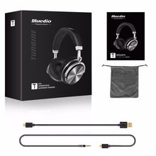 Bluedio T4 Active Noise Cancelling Wireless Bluetooth headphones Junior ANC Edition around the ear headset (black)