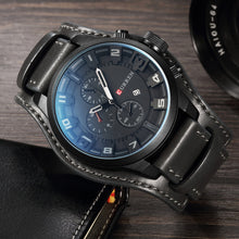 2017 Curren Men's Casual Sport Quartz Watch Mens Watches Top Brand Luxury Quartz-Watch Leather Military Watch Wrist Male Clock
