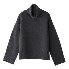 Toyouth Sweaters 2017 Autumn Women Casual Solid Color Loose Long Sleeve Turtleneck Warmth Pullovers Sweater