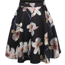 Oxiuly Women Vintage 1950s style Dress Floral Print White Patchwork Party Dress Black Elegant Female Sexy Mini Dress