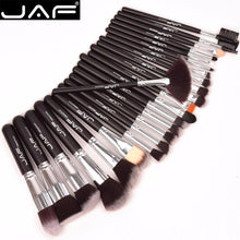JAF 24 pcs Premiuim Makeup brush set High Quality Soft Taklon Hair Professional Makeup Artist Brush Tool Kit J2404YC-B